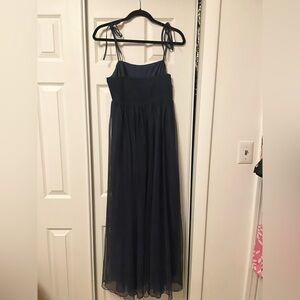 Pinkblush Listicle Navy Blue Gown bridesmaid dress maternity size M